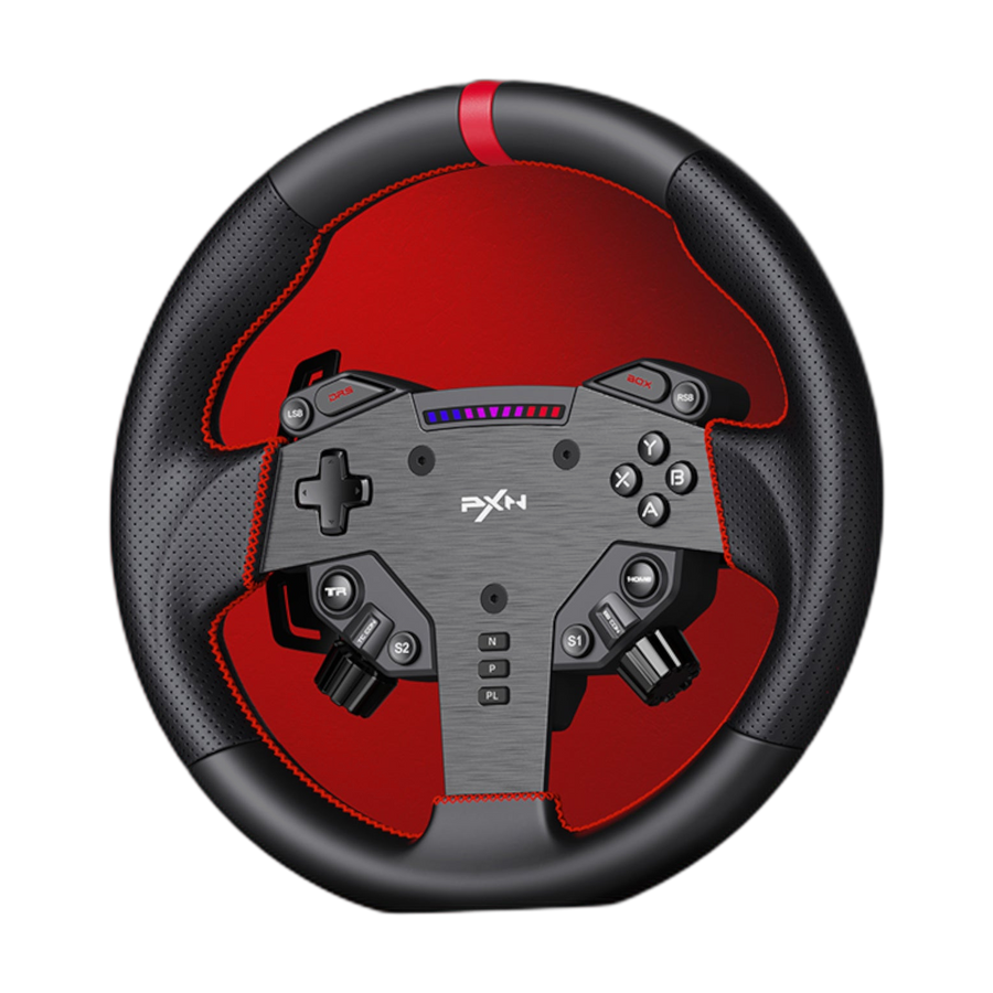 PXN VD4 Direct Drive Bundle 4nm FFB, W AS Steering Wheel, PD HM 2 Pedals (PD HM Brake&Throttle), and Z8 table clamp