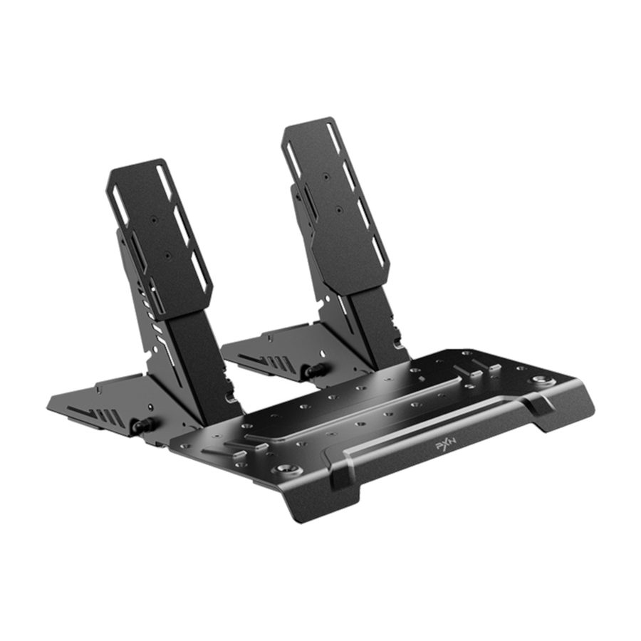 PXN VD6 Direct Drive Bundle 6nm FFB, W AS Steering Wheel, PD HM 2 Pedals (PD HM Brake&Throttle), and Z9 table clamp