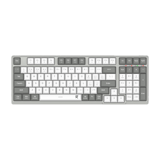 REDRAGON Wireless 2.4G and BT Scissor key structure Keyboard - Black and White