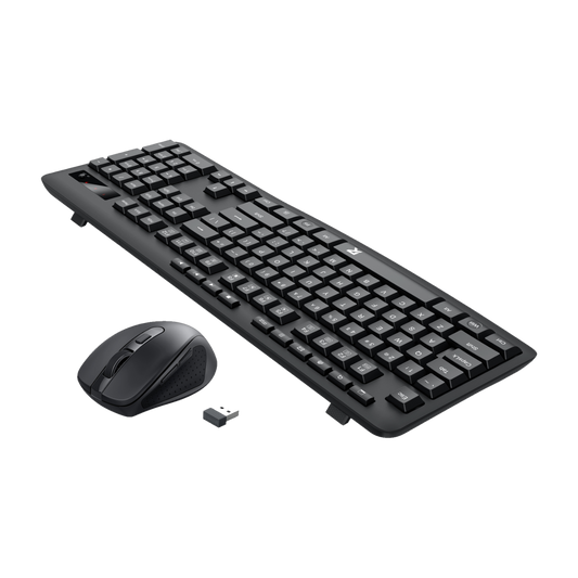 REDRAGON BS-7367-B Wireless Office Combo Keyboard and Mouse - Black
