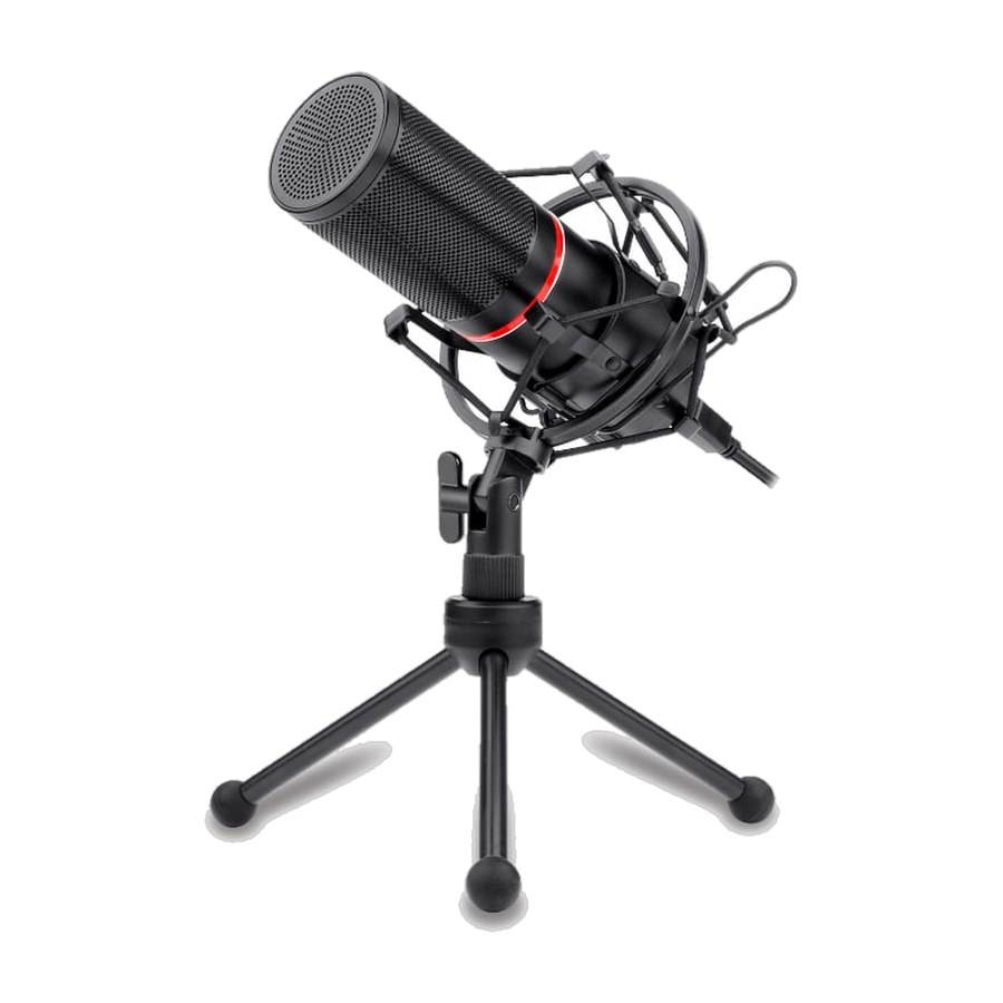 REDRAGON BLAZAR Cardioid USB Gaming Mic and Tripod - Black