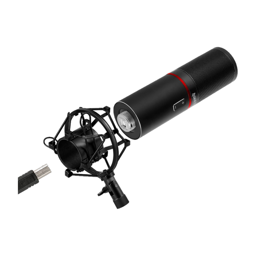 REDRAGON BLAZAR Cardioid USB Gaming Mic and Tripod - Black