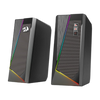REDRAGON 2.0 Satellite Speaker ANVIL 2 x 3W RGB USB|Aux Gaming Speaker - Black