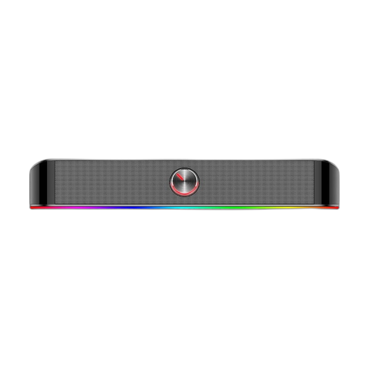 REDRAGON 2.0 Sound Bar ADIEMUS 2 x 3W RGB USB|Aux PC Gaming Speaker - Black