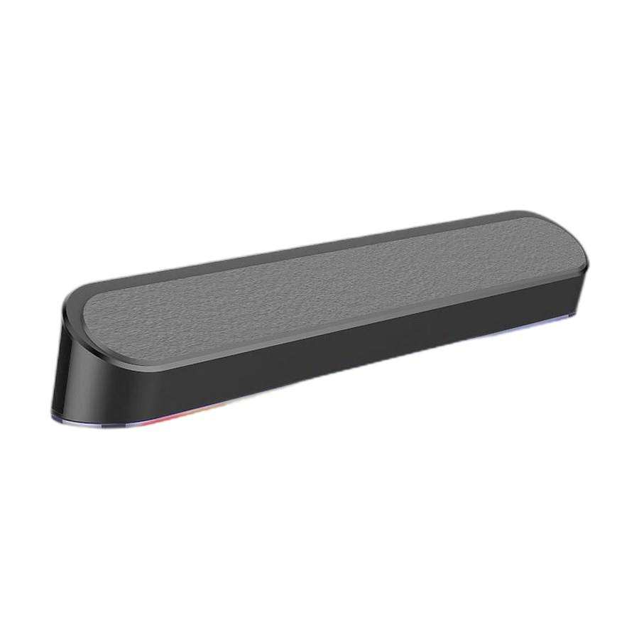 REDRAGON 2.0 Sound Bar ADIEMUS 2 x 3W RGB USB|Aux PC Gaming Speaker - Black