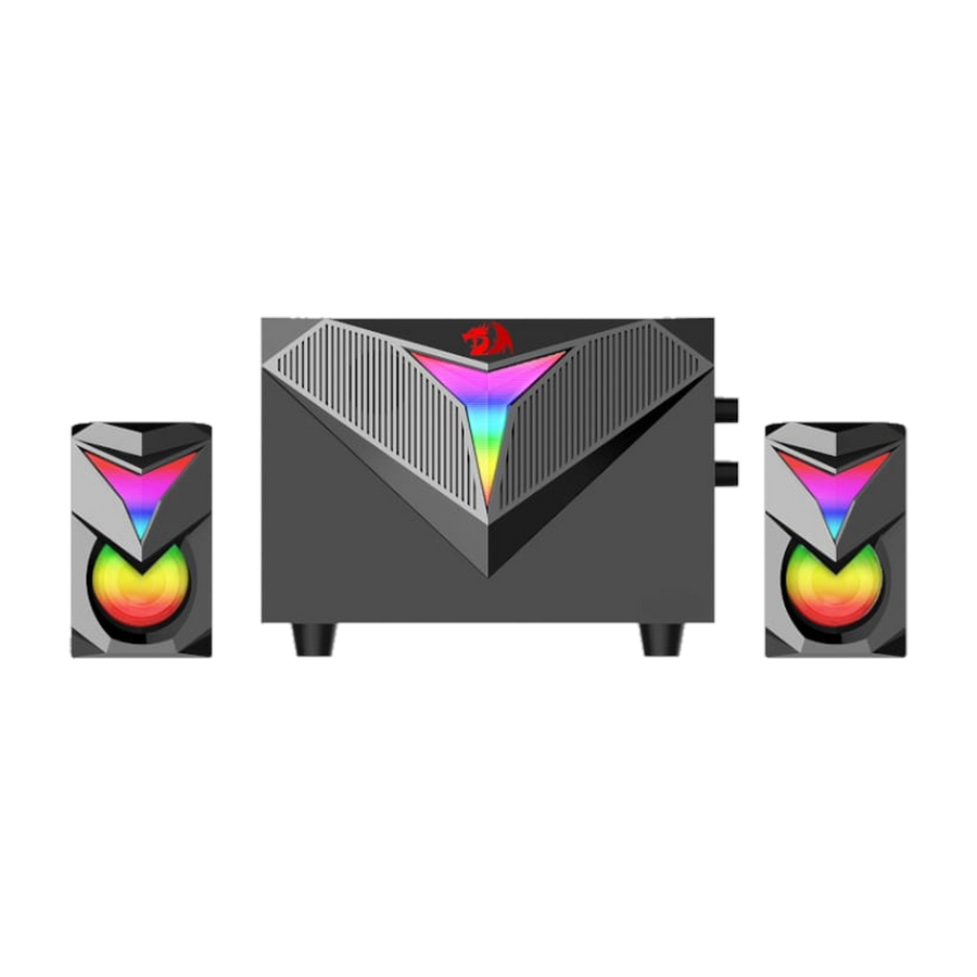 REDRAGON 2.1 Satellite Speaker TOCCATA RGB 11W Gaming Speaker - Black