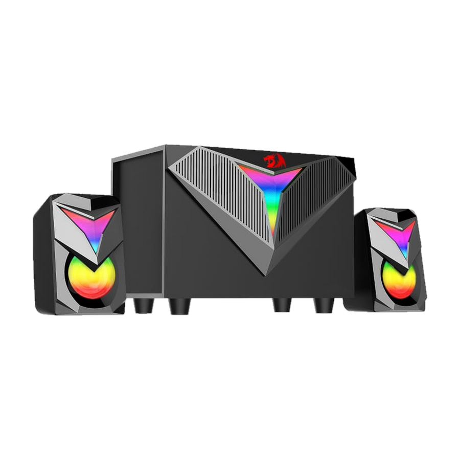 REDRAGON 2.1 Satellite Speaker TOCCATA RGB 11W Gaming Speaker - Black
