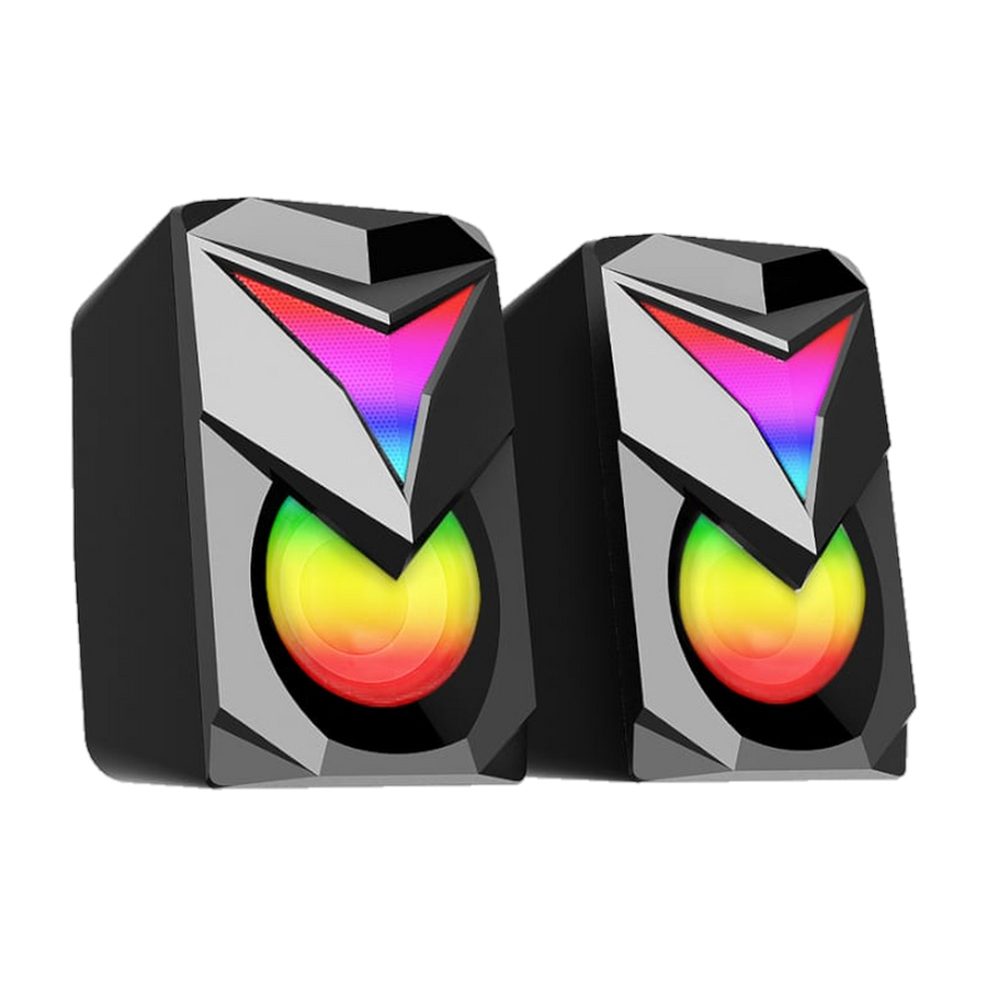 REDRAGON 2.1 Satellite Speaker TOCCATA RGB 11W Gaming Speaker - Black