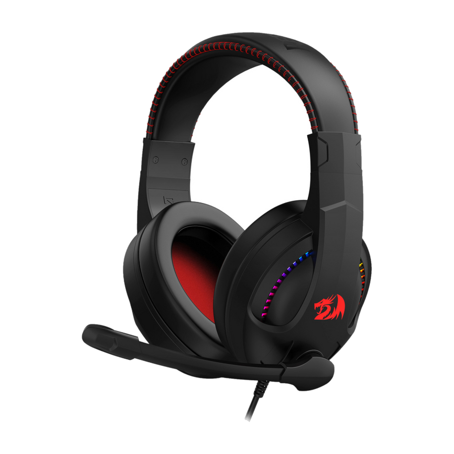 REDRAGON Over-Ear CRONUS Gaming Headset - Black