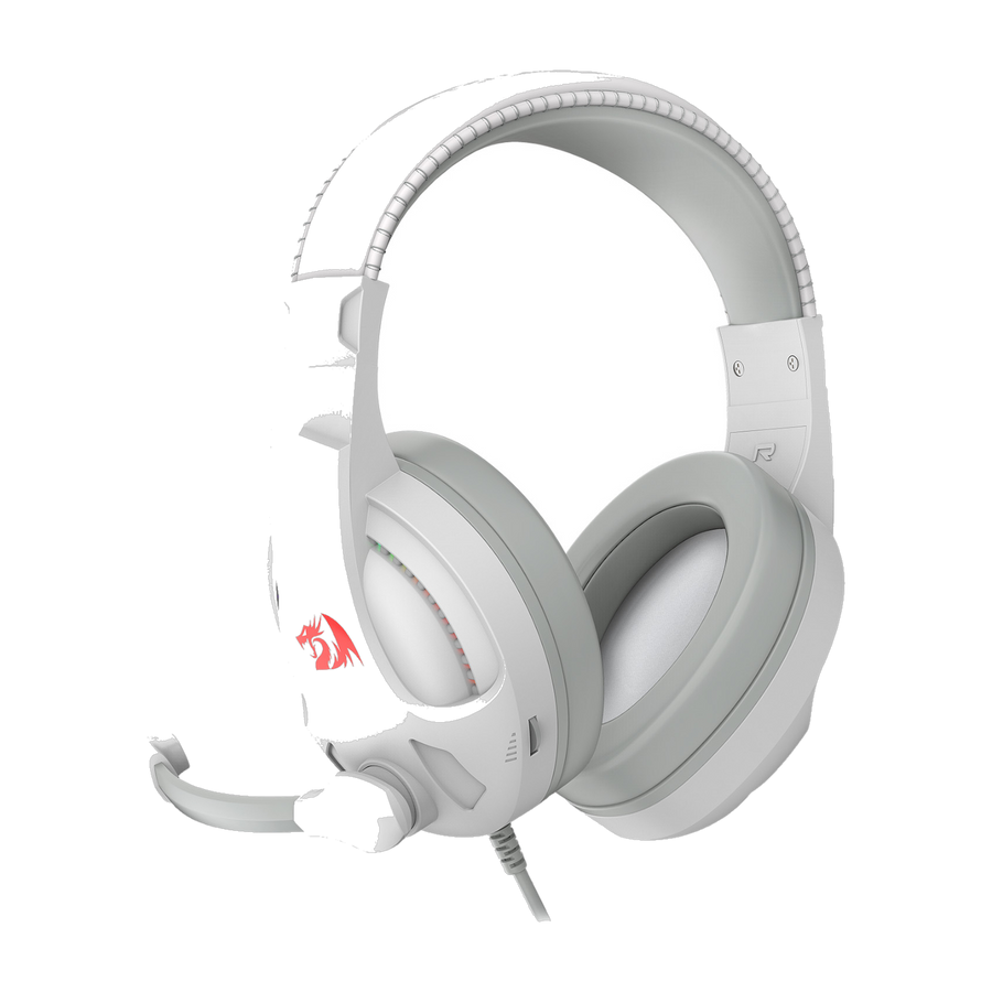 REDRAGON Over-Ear CRONUS Gaming Headset - White
