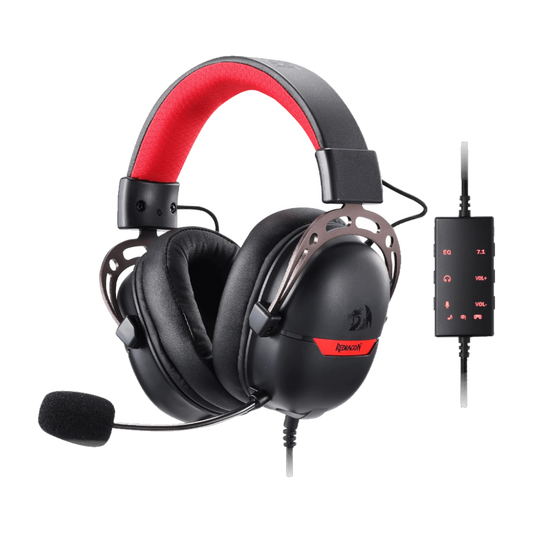 REDRAGON Over-Ear AURORA Gaming Headset - Black