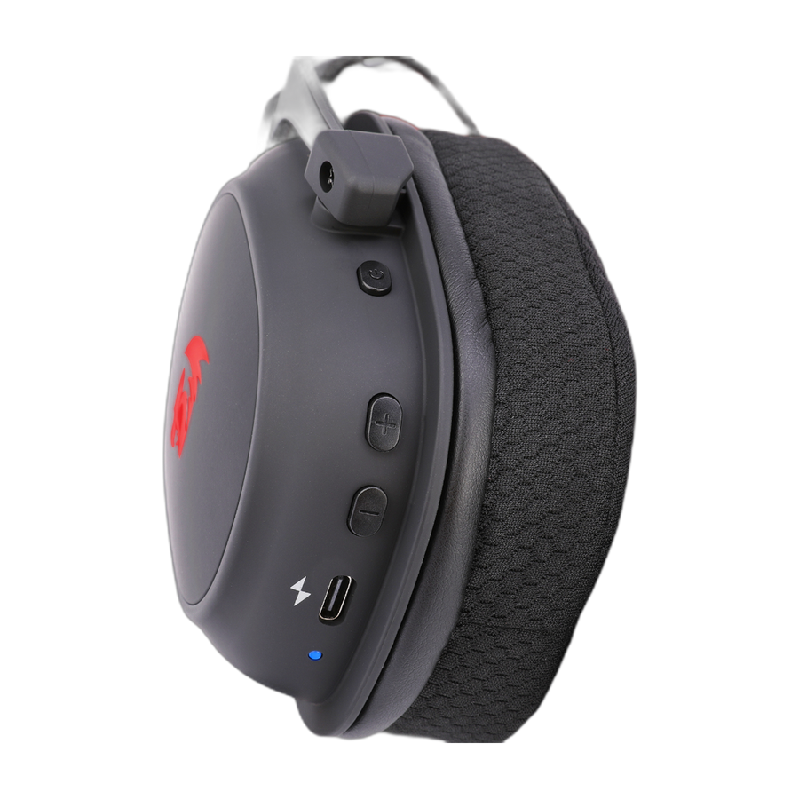 REDRAGON Over-Ear ZEUS Pro USB Wireless Gaming Headset - Black