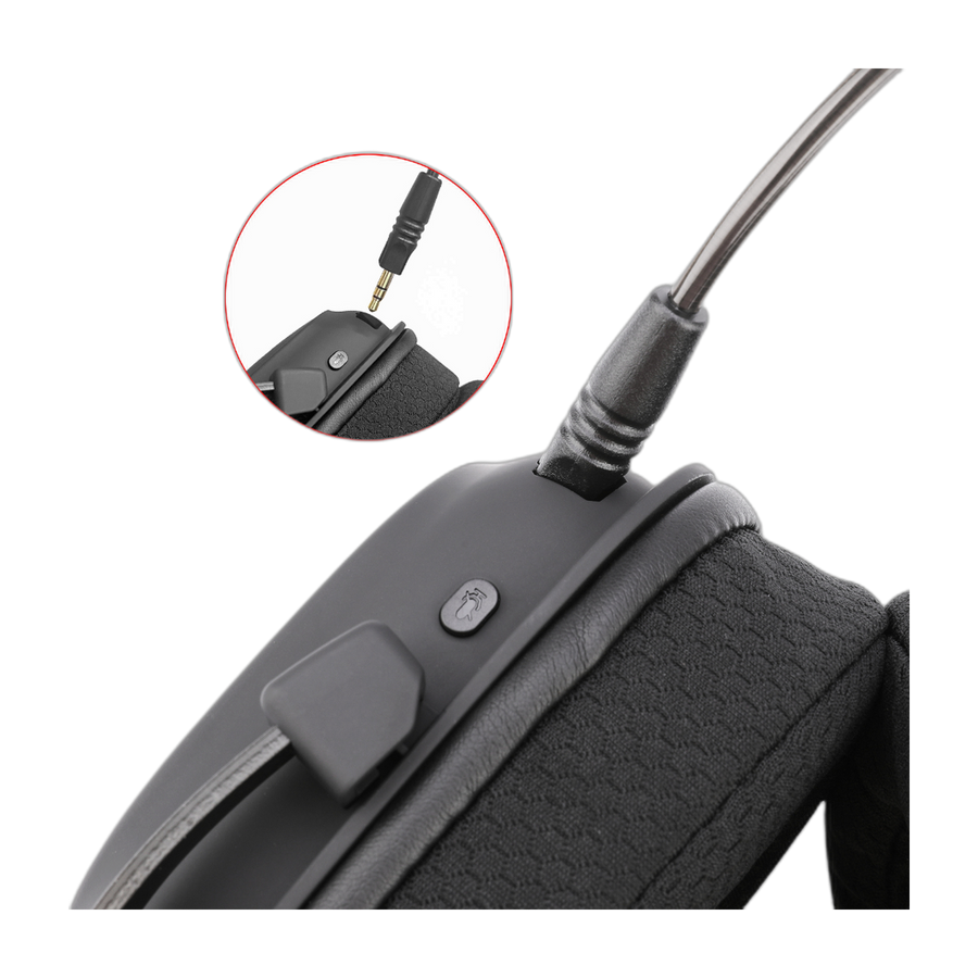 REDRAGON Over-Ear ZEUS Pro USB Wireless Gaming Headset - Black