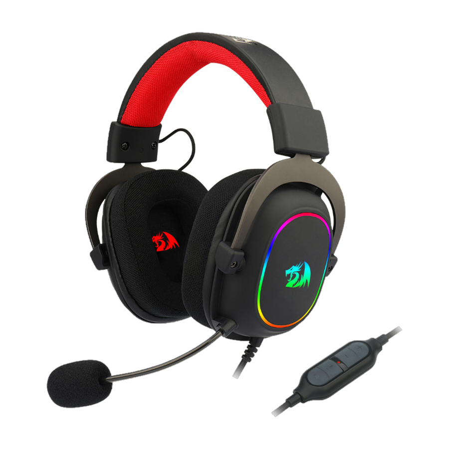 REDRAGON Over-Ear ZEUS-X USB RGB Gaming Headset - Black