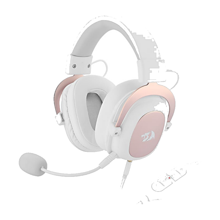 REDRAGON Over-Ear ZEUS 2 USB Gaming Headset - White