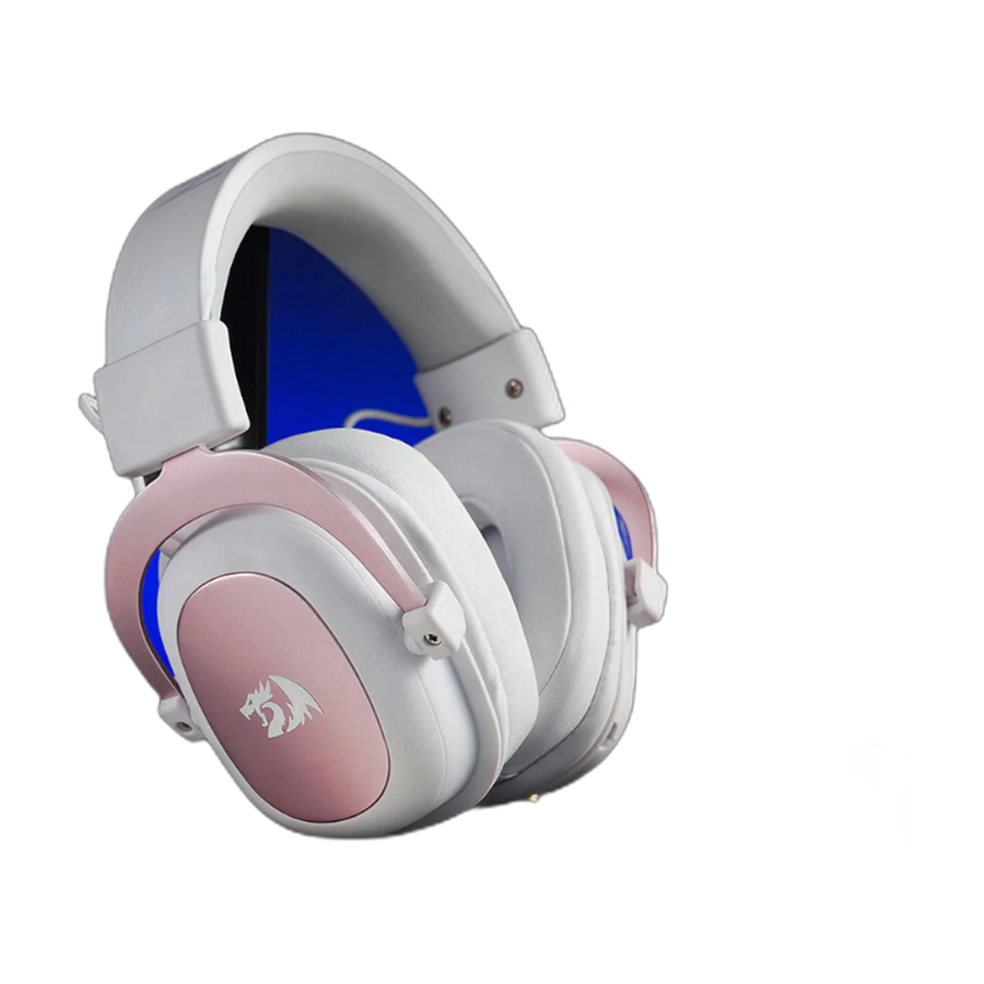 REDRAGON Over-Ear ZEUS 2 USB Gaming Headset - White