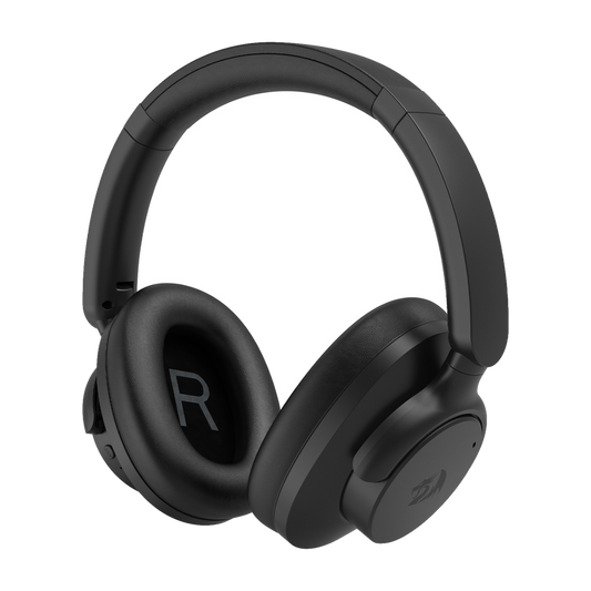 REDRAGON Over-Ear VIBECORE Bluetooth and Wired Headset - Black