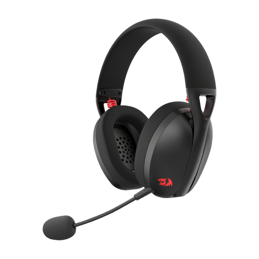 REDRAGON Over-Ear IRE BT5.2 Wireless Gaming Headset - Black