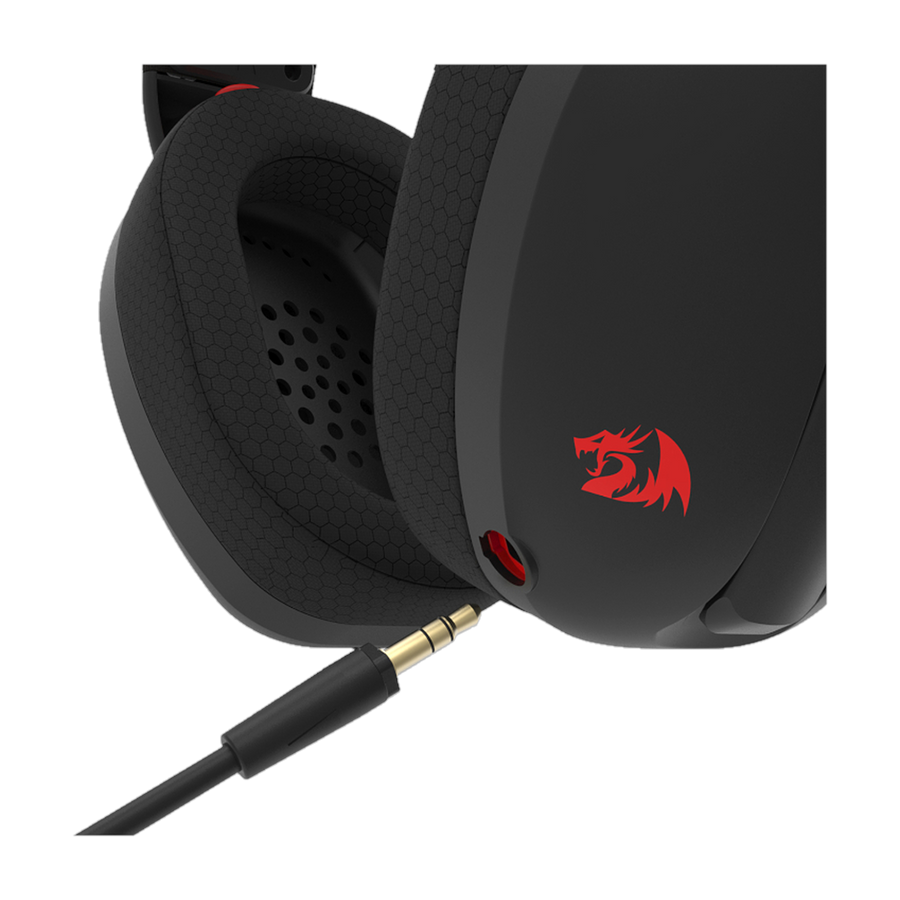 REDRAGON Over-Ear IRE BT5.2 Wireless Gaming Headset - Black