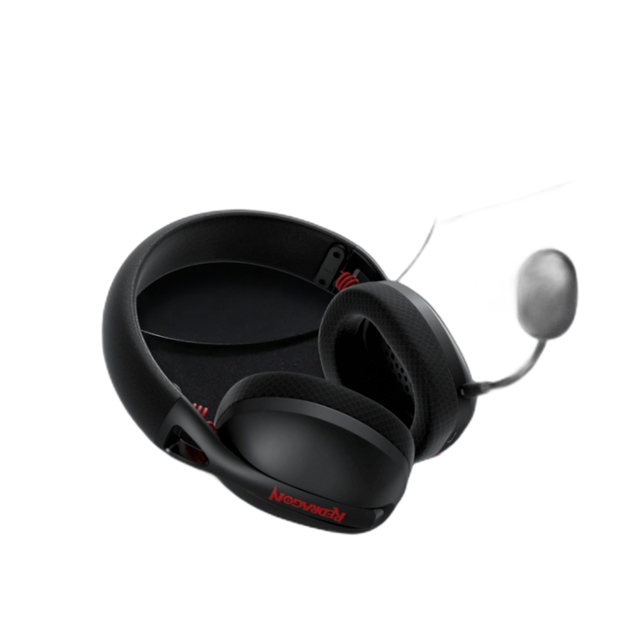 REDRAGON Over-Ear IRE BT5.2 Wireless Gaming Headset - Black