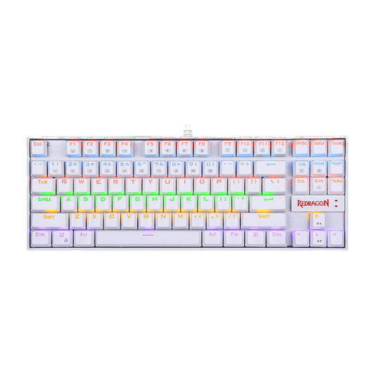 REDRAGON KUMARA Mechanical 87 Key|RGB Backlit Gaming Keyboard - White