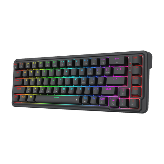 REDRAGON NOVA Wired Mechanical Keyboard RGB 68Key Design - Black