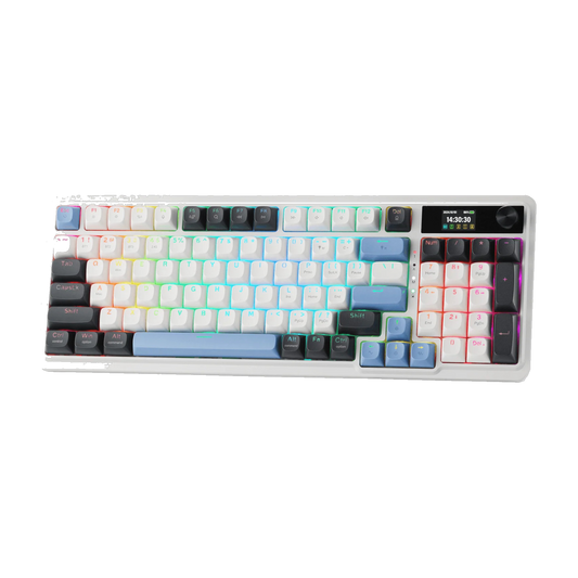 Redragon GALATIN PRO Wired 2.4G Bluetooth Keyboard - Black
