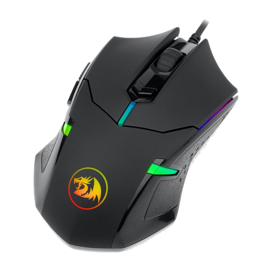 REDRAGON CENTROPHORUS 7200DPI RGB Gaming Mouse - Black