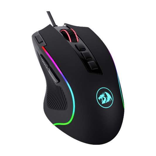 REDRAGON PREDATOR 4000DPI RGB Ergo Gaming Mouse - Black