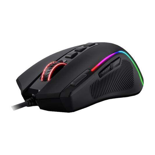 REDRAGON PREDATOR 4000DPI RGB Ergo Gaming Mouse - Black