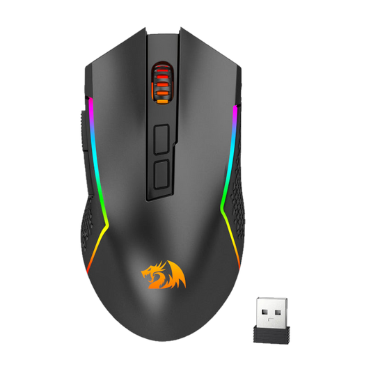 REDRAGON Trident Pro 8000DPI RGB Gaming Mouse - Black
