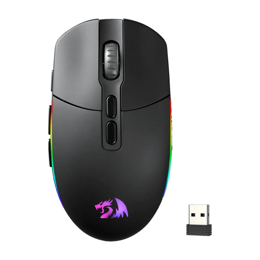 REDRAGON INVADER PRO 10000DPI Wireless Gaming Mouse - Black
