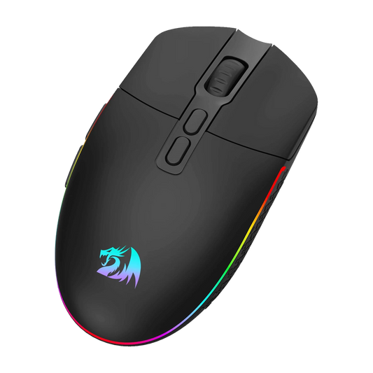 REDRAGON INVADER PRO 10000DPI Wireless Gaming Mouse - Black