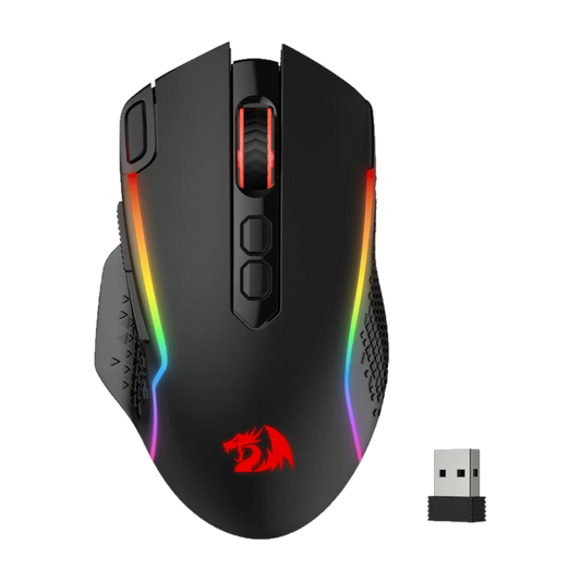 REDRAGON Taipan Pro 10000DPI RGB Wireless Gaming Mouse - Black