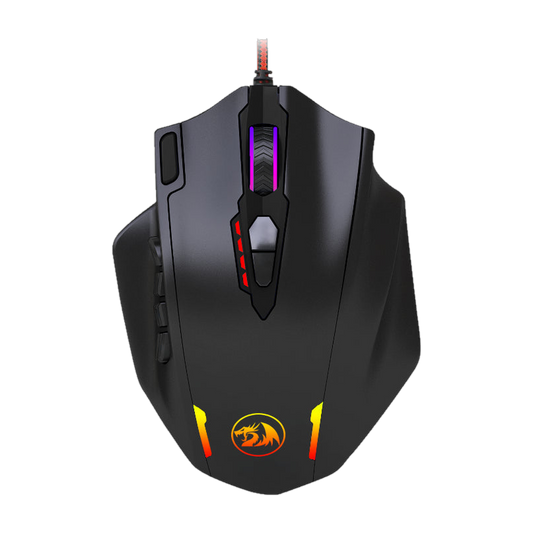 REDRAGON IMPACT 12400DPI MMO Gaming Mouse - Black
