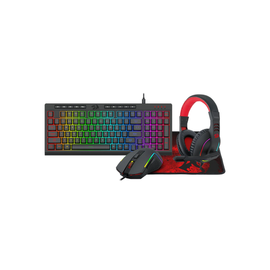 REDRAGON 4IN1 Gaming Combo K515-RGB + H120-RGB + M616-RGB + P016