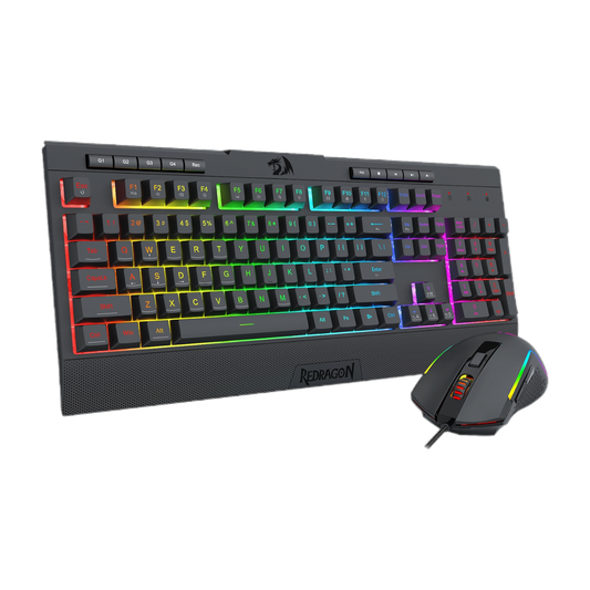 Redragon 2in1 Wired Gaming Combo Keyboard | Mouse - Black