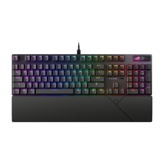 ASUS ROG STRIX SCOPE II SNOW LINEAR AURA ARGB WIRELESS BLACK MECHANICAL KEYBOARD