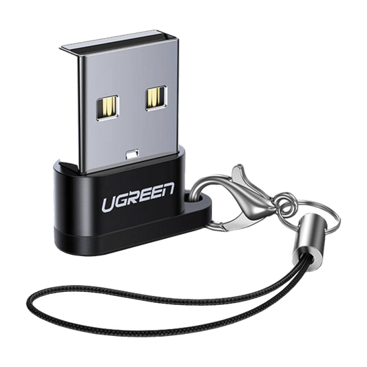 UGREEN USB A Male to USB-C Female Adapter Black