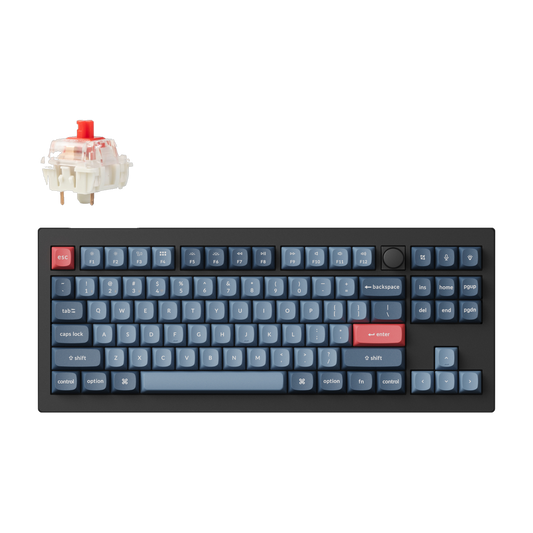 Keychron V3 MAX 80% 1K Red Switch Hot-Swap Gateron Jupiter RGB Wireless Keyboard