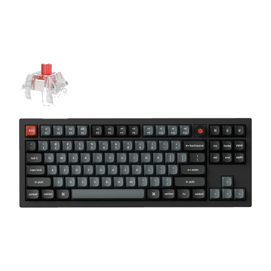 Keychron V3 Ultra 80% 8K Red Switch Hot-Swap Gateron Jupiter RGB Wireless Keyboard