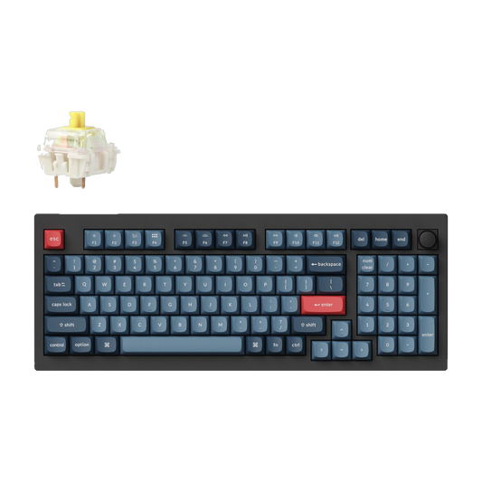 Keychron V5 MAX 96% 1K Banana Switch Hot-Swap Gateron Jupiter RGB Wireless keyboard