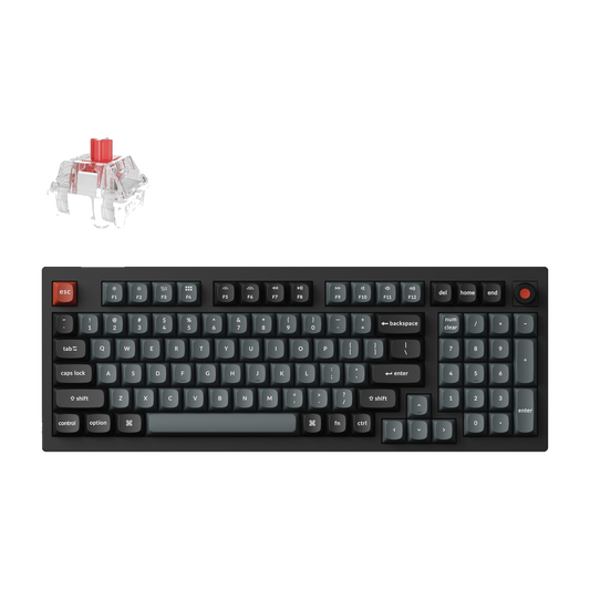 Keychron V5 Ultra 96% 8K Red Switch Hot-Swap Gateron Jupiter RGB Wireless Keyboard