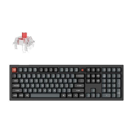 Keychron V6 Ultra 100% 8K Red Switch Hot-Swap Gateron Jupiter RGB Wireless Keyboard