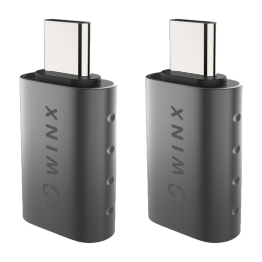 WINX LINK Simple Type-C to USB Adapter Dual Pack