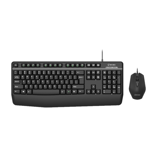WINX DO Essential Wired Keyboard and Mouse Combo