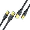 UGREEN USB-A 3.0 Male to Male Cable 2m (Black)