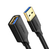 UGREEN USB-A Male to USB-A Female Extension Cable Black 1m