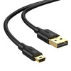 UGREEN USB 2.0 A Male to Mini 5 Pin Male Cable 1m (Black)