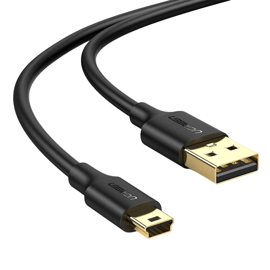 UGREEN USB 2.0 A Male to Mini 5 Pin Male Cable 1m (Black)